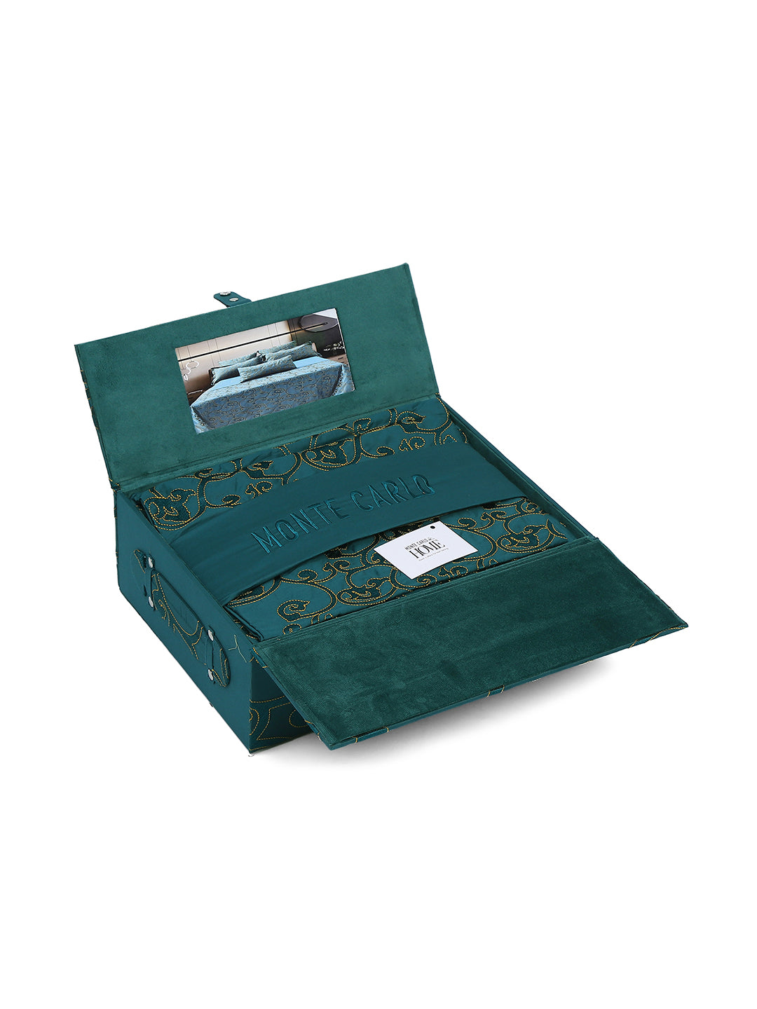 400 TC Cotton King Size Luxury 10 Pc Bedding Set (Matrix)