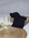 Navy Blue Cotton 525 GSM Hand Towels (Pack of 2)