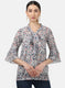 Womens Multi Color Printed Tops