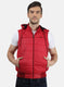 Men Red Plain Jacket