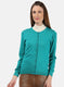Women Light Green Solid Cardigan