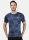 Rock.it Men Blue Printed T-Shirt