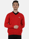 Men Red Solid Pullover