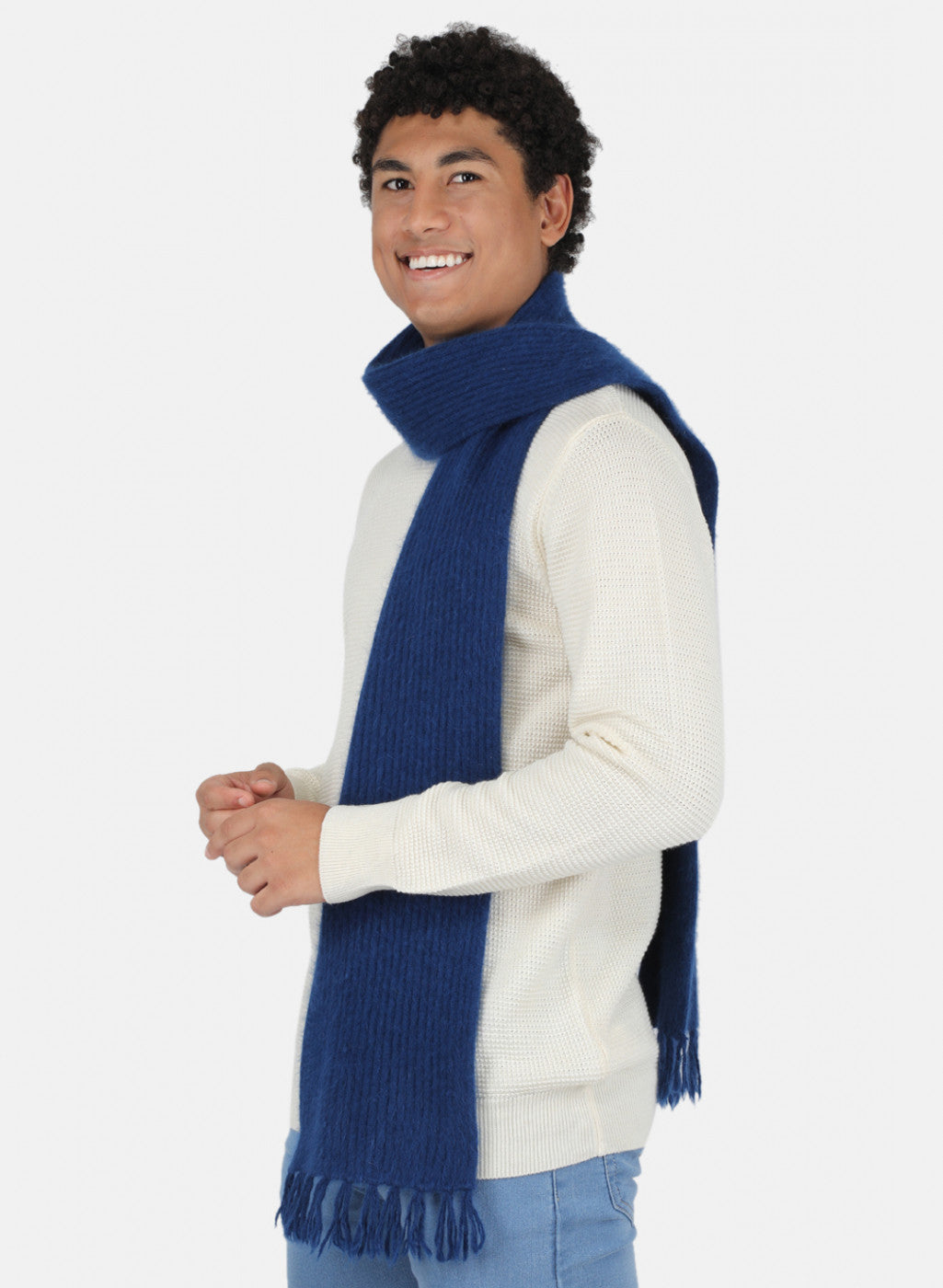 Men Blue Muffler