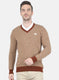 Men Multi Color Self Design Pullover