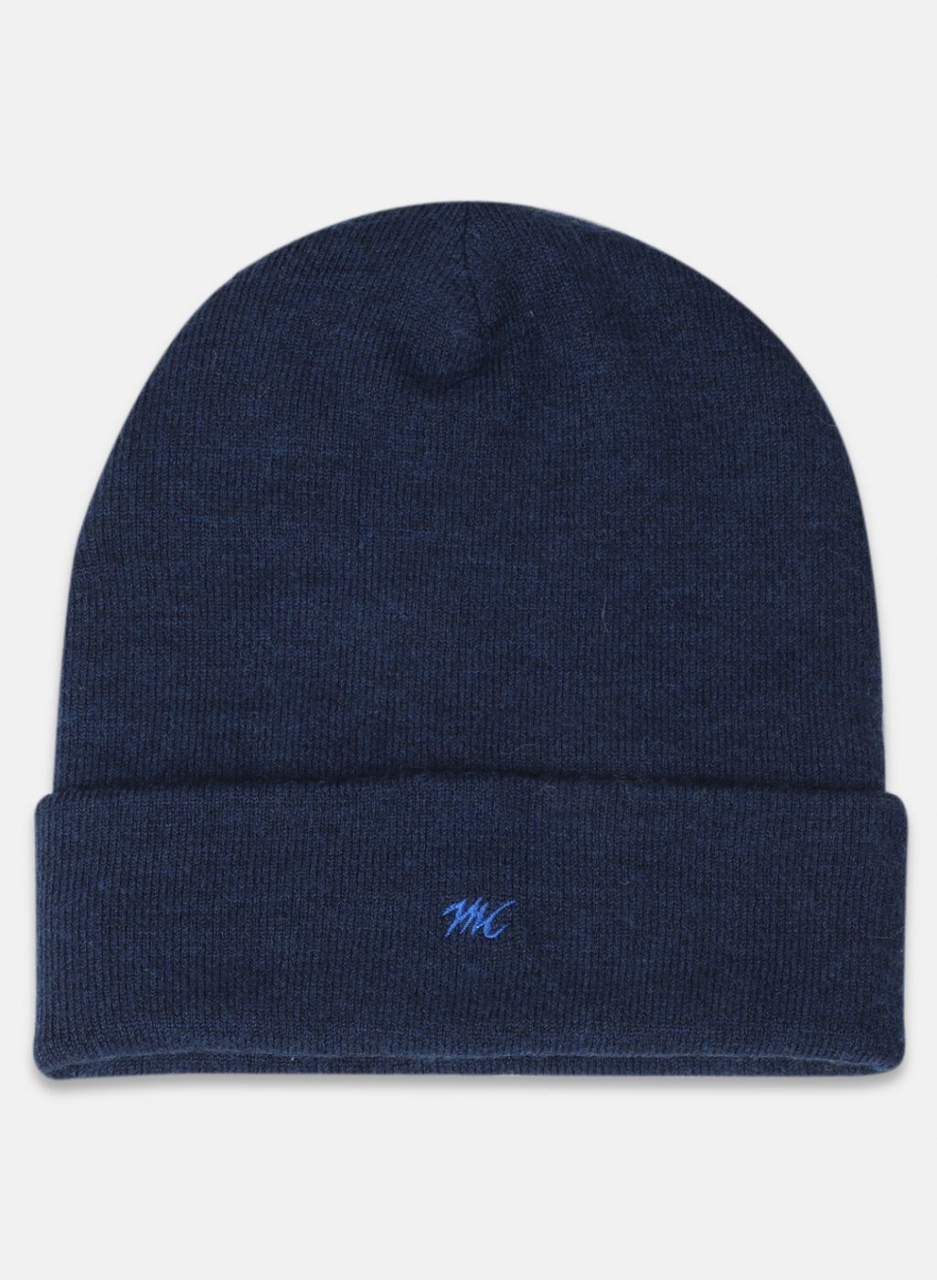 Men Blue Self Design Cap