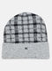Men Grey Self Design Cap