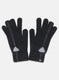 Women Black Self Design Gloves