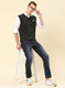 Men Olive Solid Blend wool Sweater
