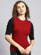 Women Maroon Solid Sceavy
