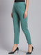 Women Green Self Design Regular Fit Winter Lowers