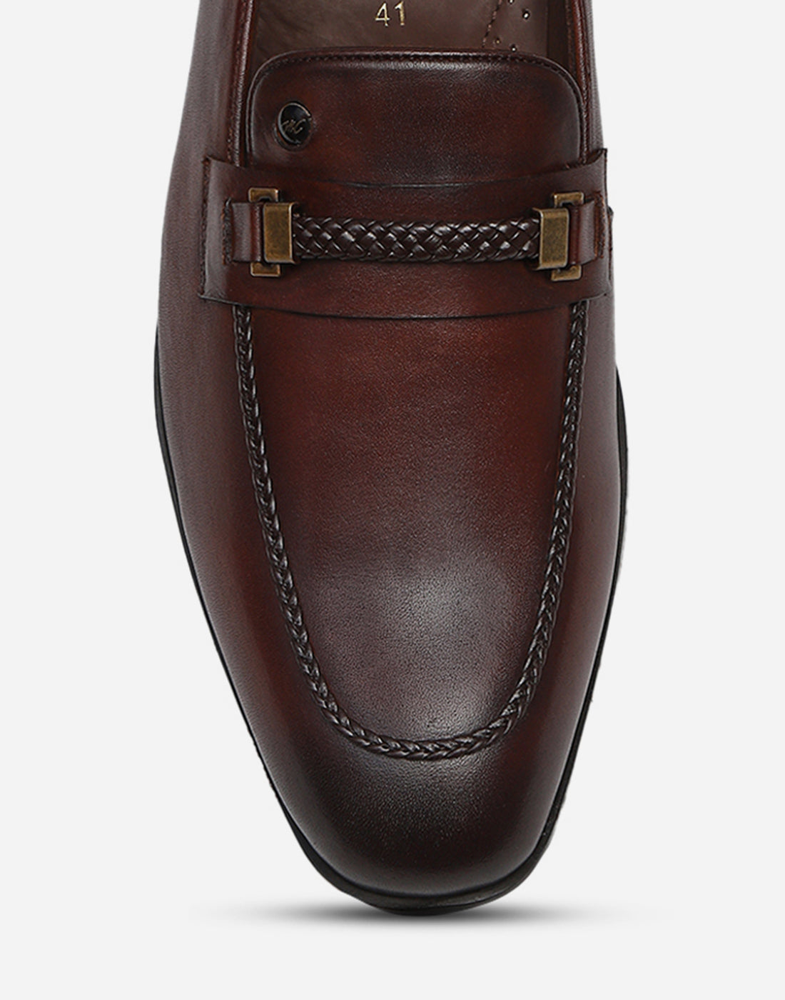 Men Burgundy Slip on Genuine Leather Loafers
