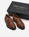 Men Tan Slip on Genuine Leather Loafers