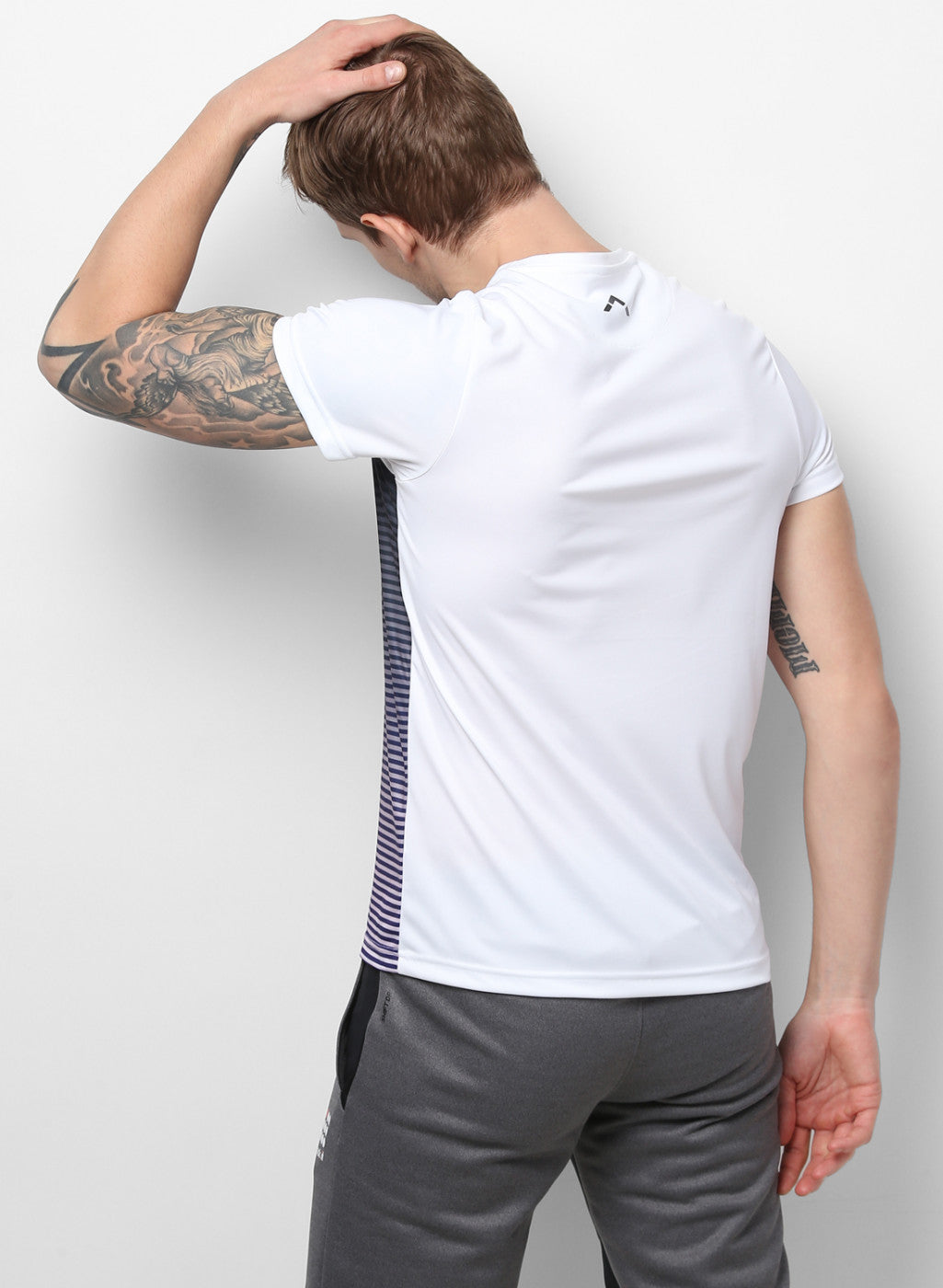 NAvy Slim Fit Half Sleeve V Neck T-Shirt