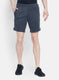 Mens Grey Self Design Short
