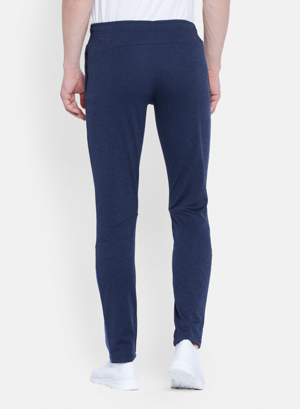 Mens NAvy Blue Self Design Lower