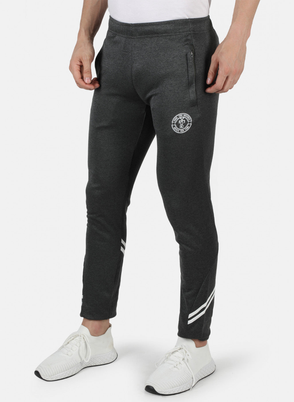 Grey Regular Fit Lower
