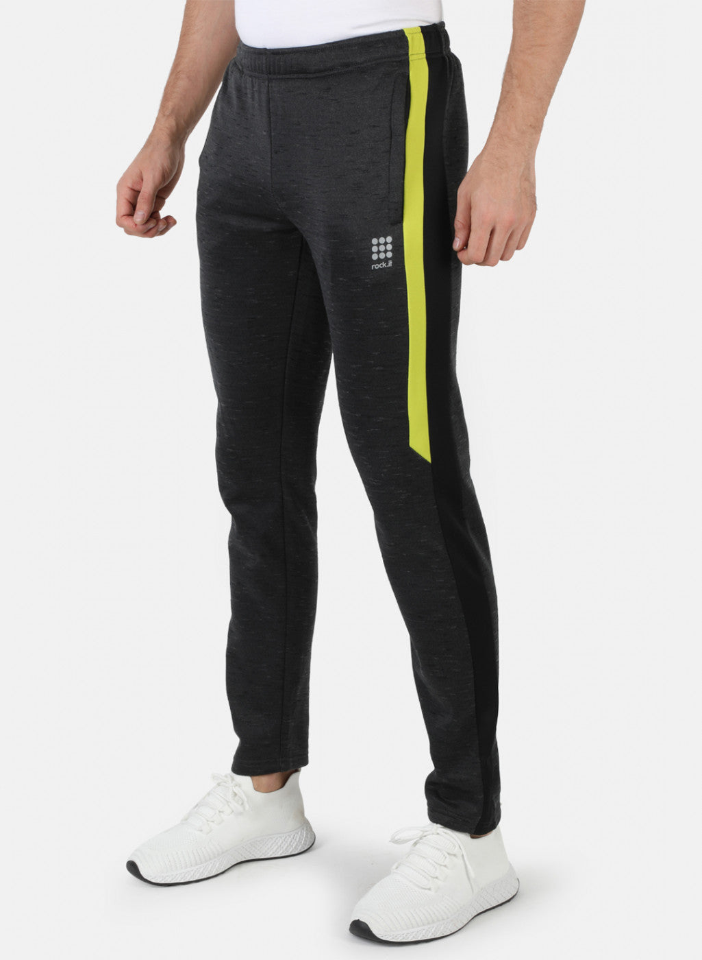 Men Black Solid Lower