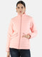 Women Pink Solid Jacket
