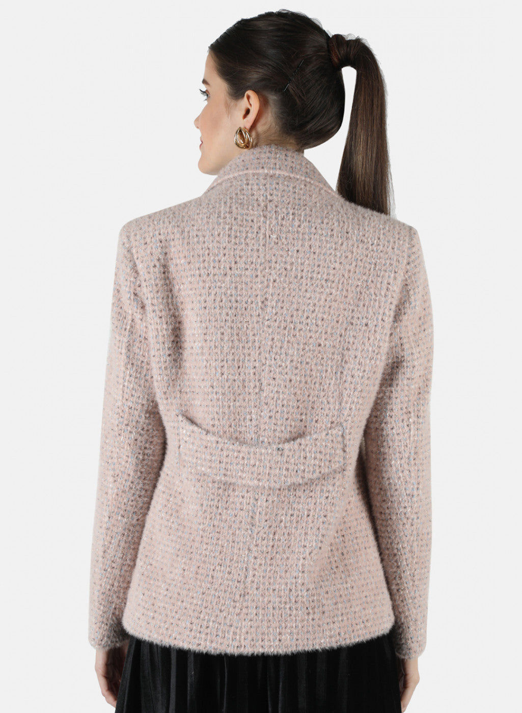 Women Multicolor Jaquard Coat