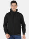 Men Black Solid Jacket