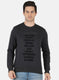 Men Grey Printed Sweatshirt