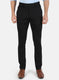 Men Black Solid Trouser