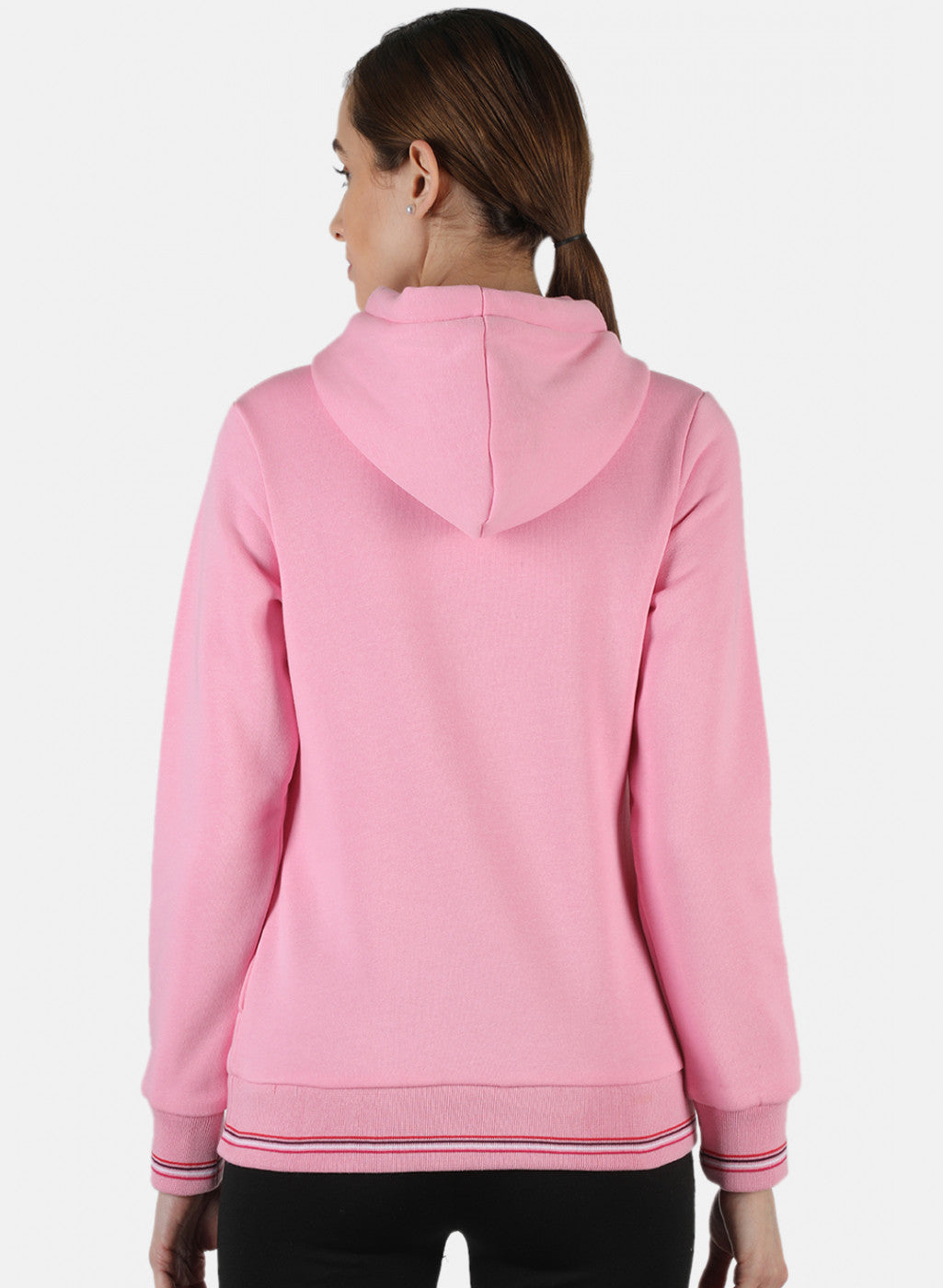 Women Pink Embroidered Sweatshirt