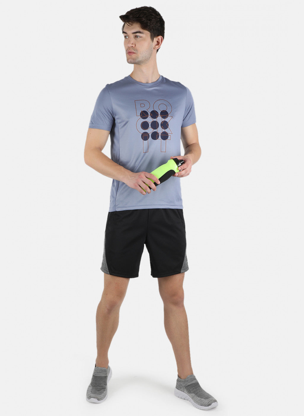 Men Black Self Design Shorts
