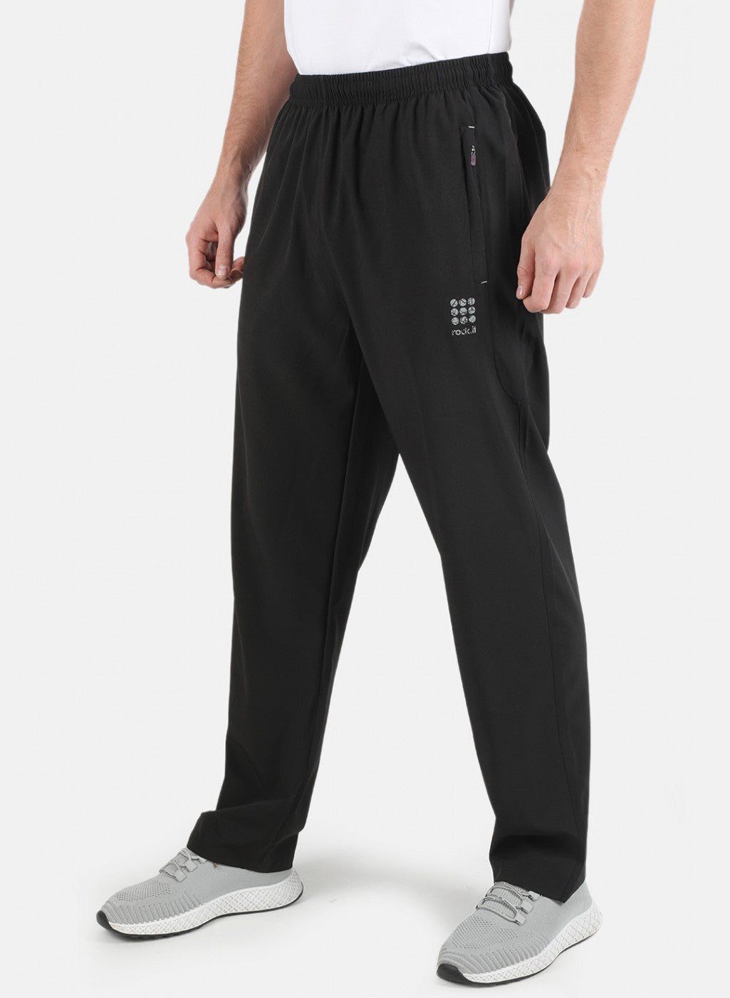 Men Black Regular Fit Lower