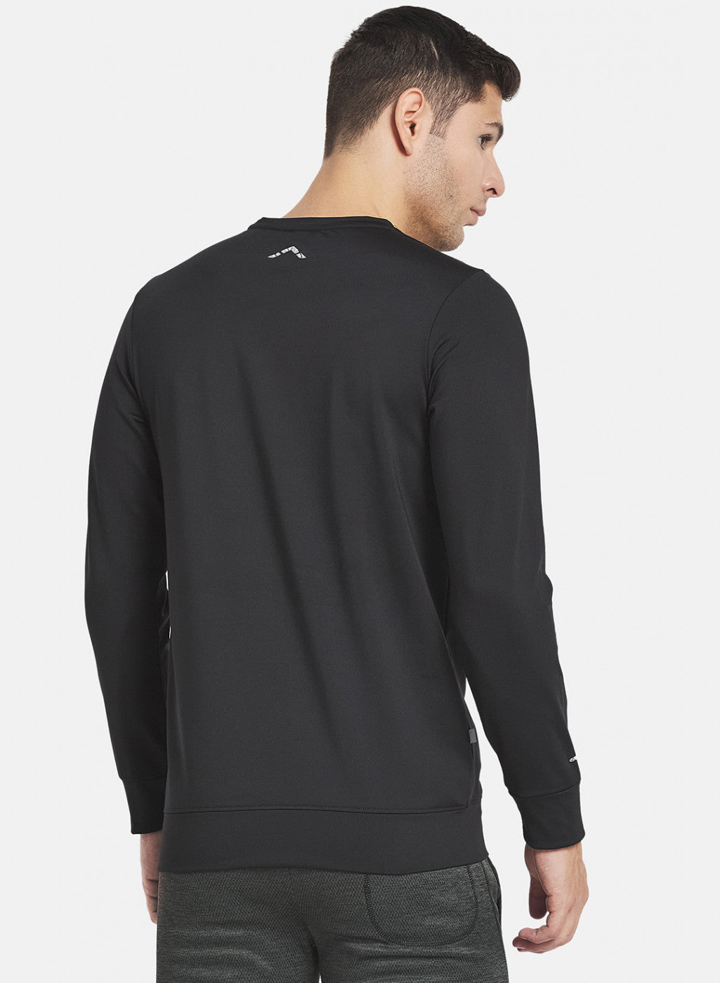 Men Black Printed Sweatshirt
