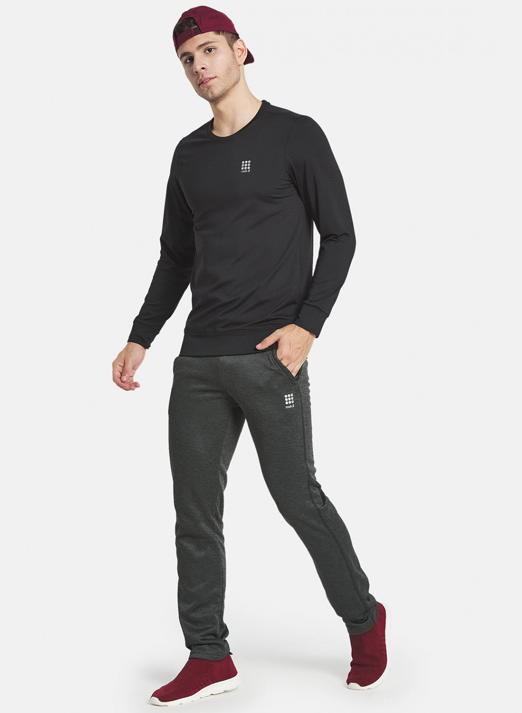 Men Black Printed Sweatshirt