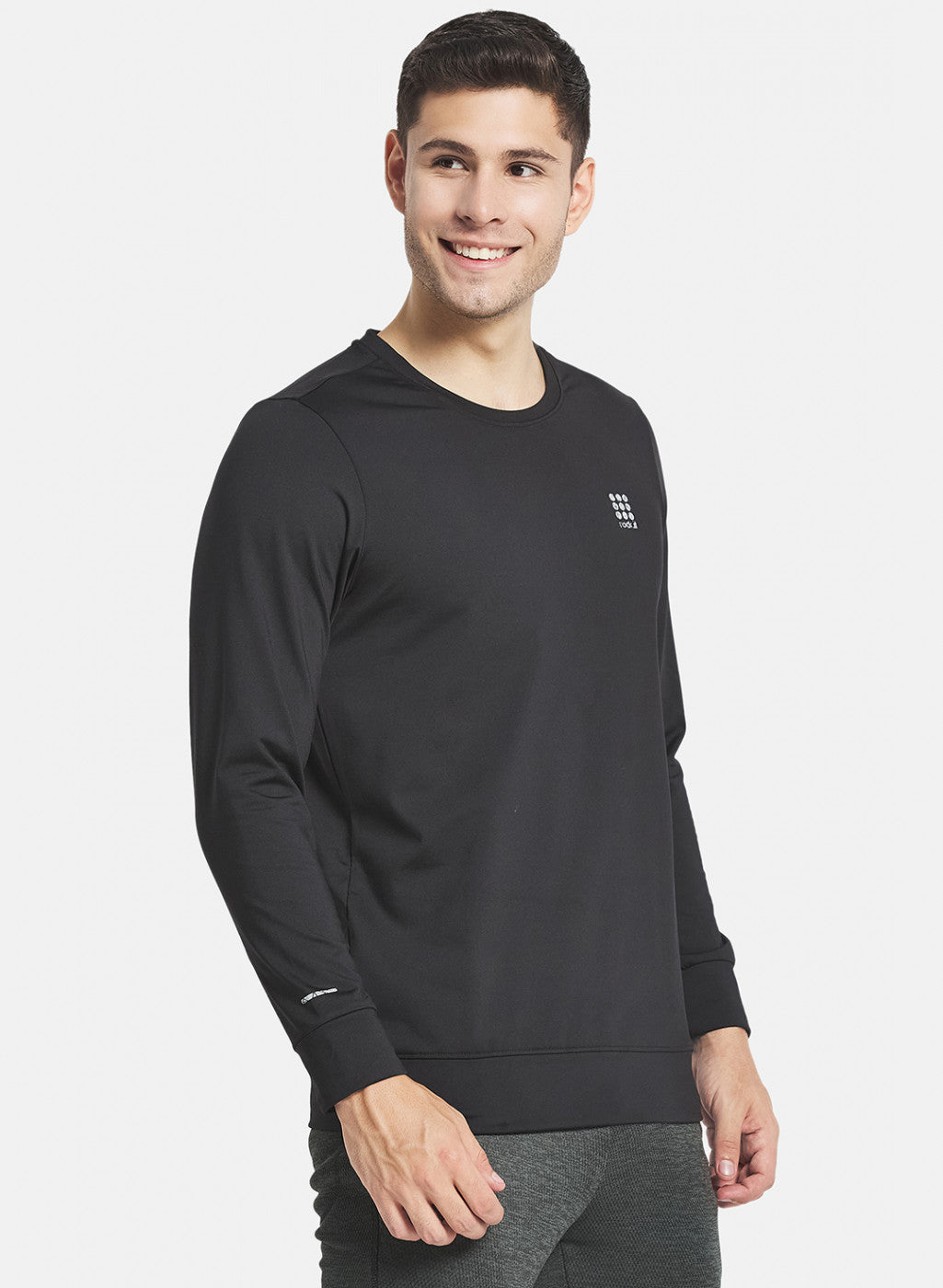 Men Black Printed Sweatshirt