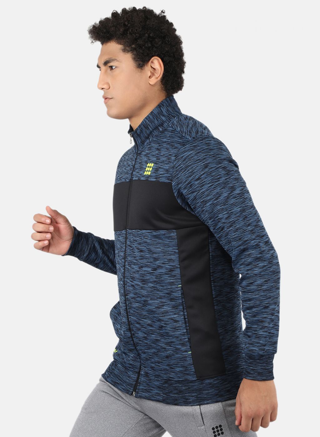 Men Navy Blue Printed Sweatshirt