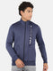 Rock.it Men Blue Printed Sweatshirt