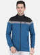 Rock.it Men Teal Blue Solid Sweatshirt