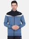 Men Blue Solid Sweatshirt