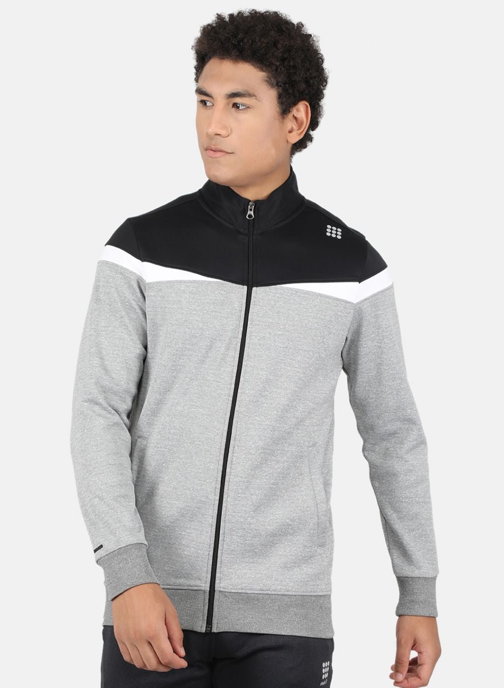 Rock.it Men Grey Solid Sweatshirt