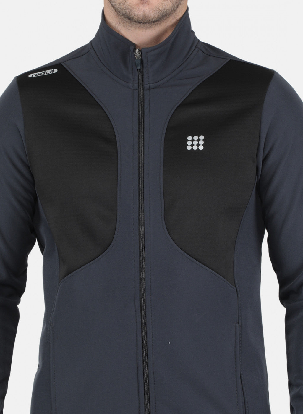 Men Grey Solid Sweatshirt