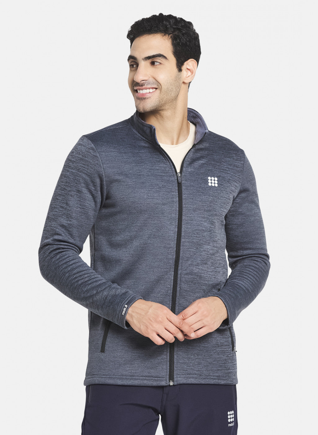 Men Grey Solid Sweatshirt