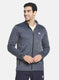 Men Grey Solid Sweatshirt