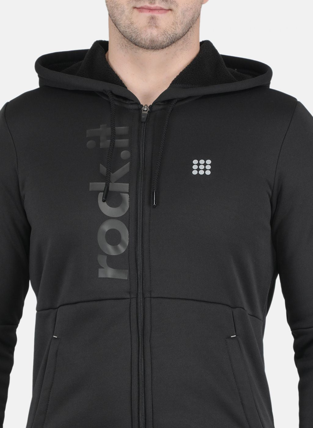 Men Black Printed Sweatshirt