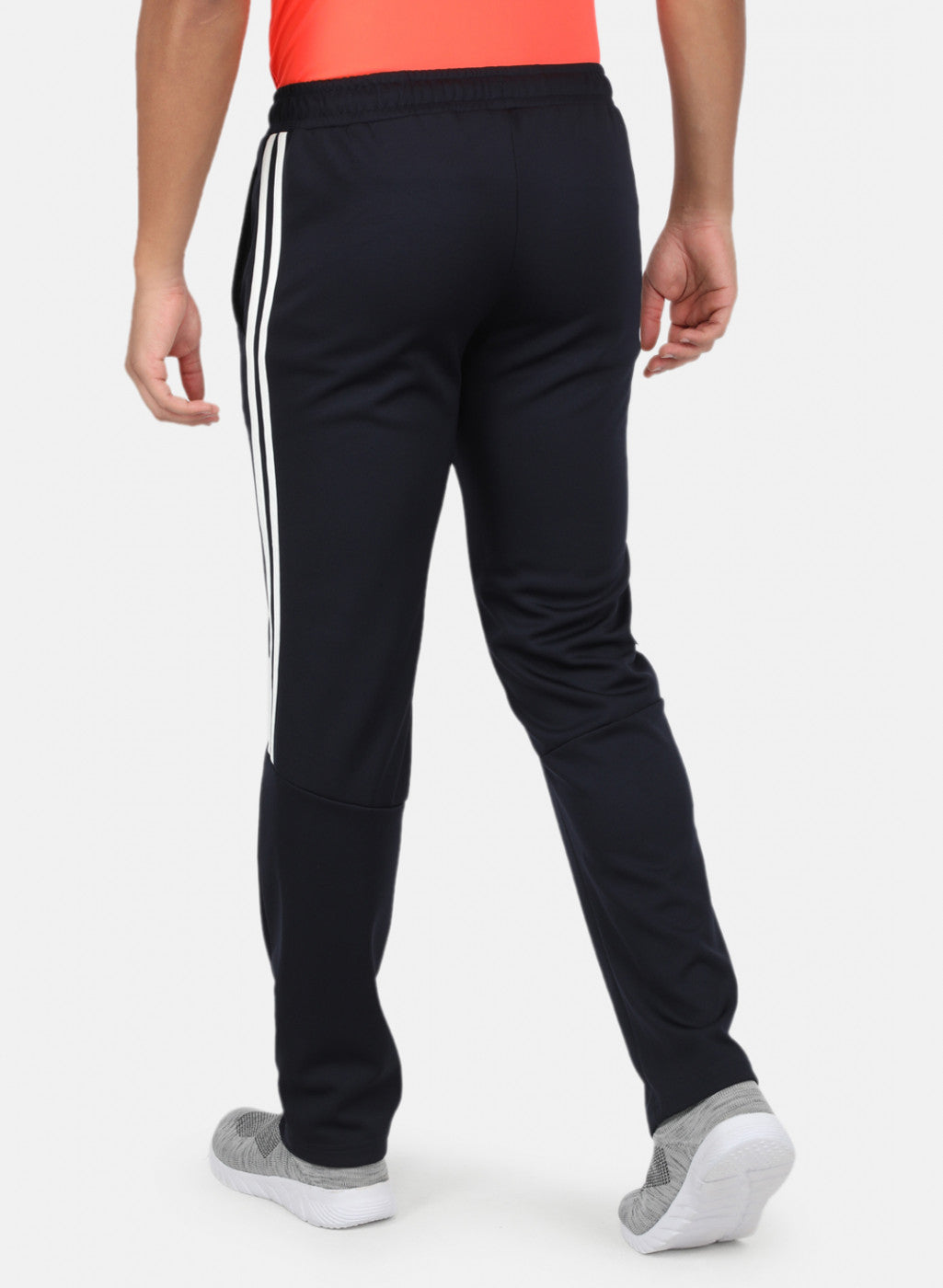 Men NAvy Blue Solid Trackpant