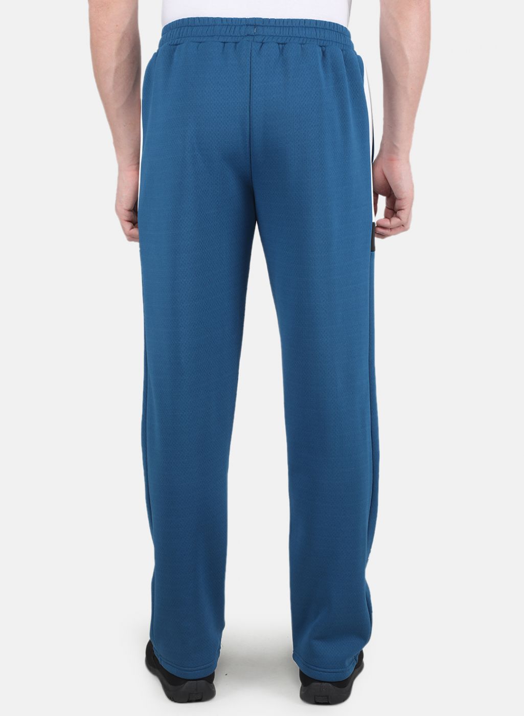 Men Teal Blue Smart Fit Track Pant