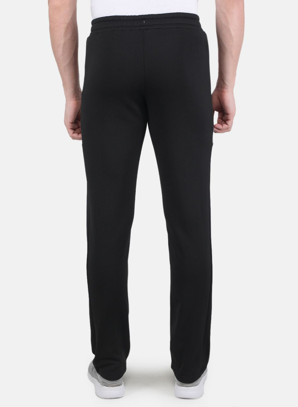 Men Black Smart Fit Track Pant