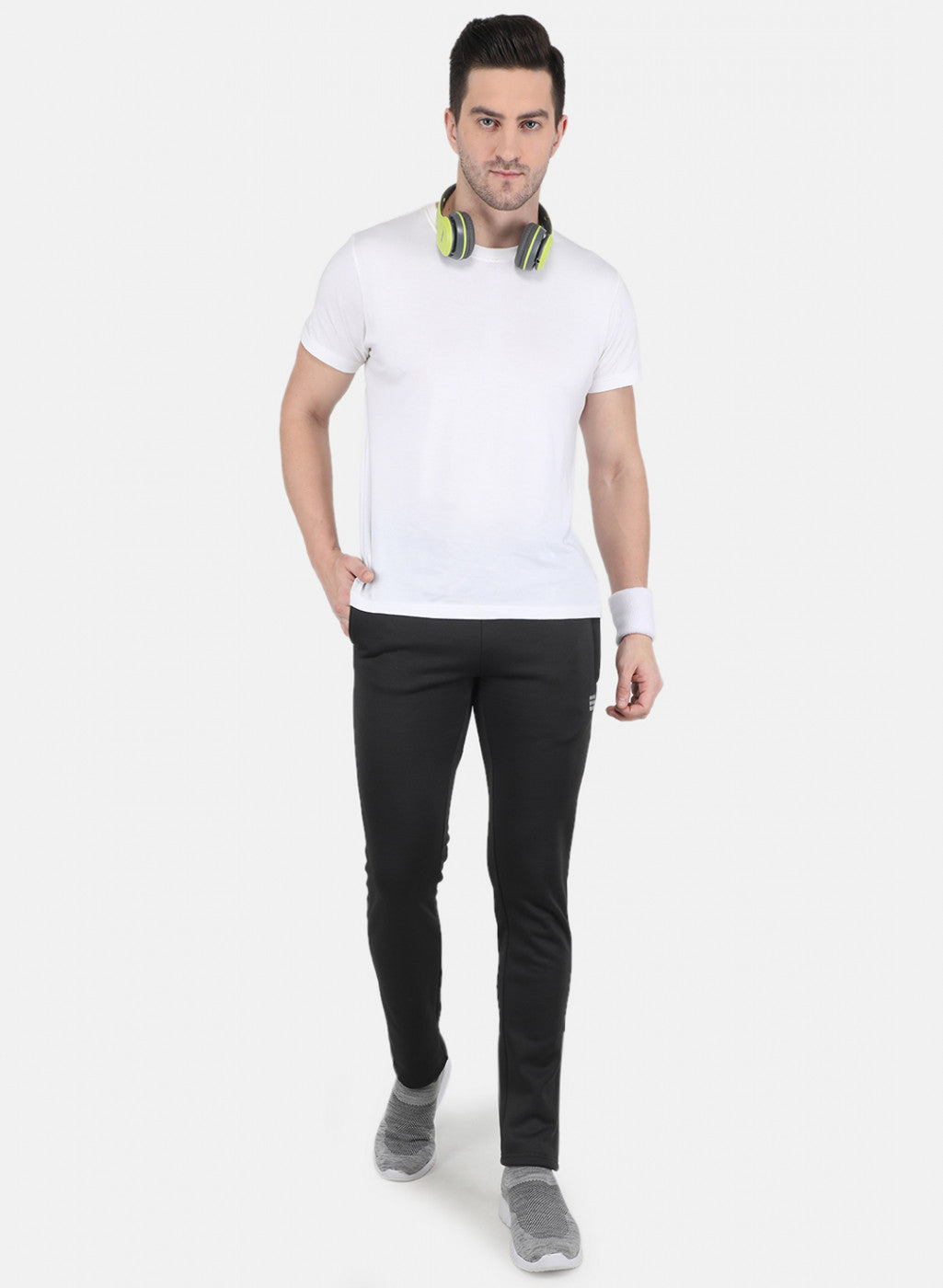 Men Black Regular Fit Lower