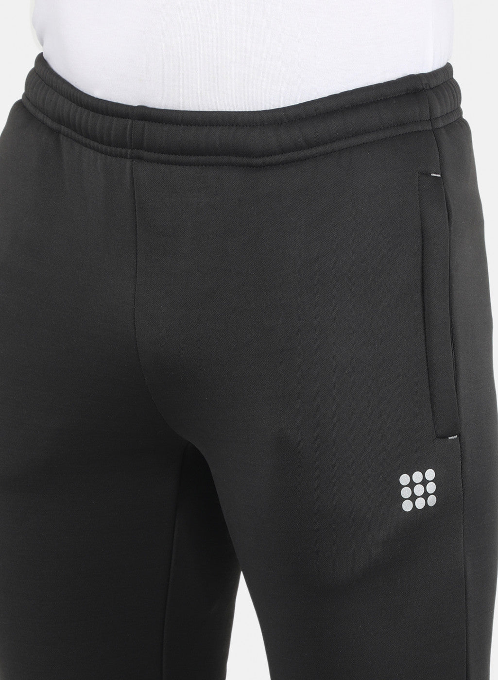 Men Black Regular Fit Lower