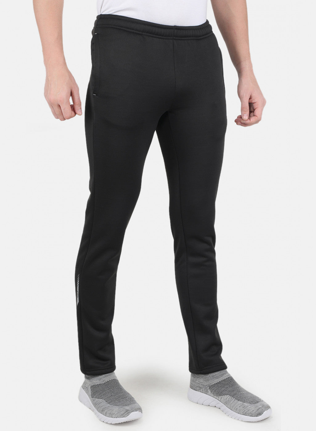 Men Black Regular Fit Lower