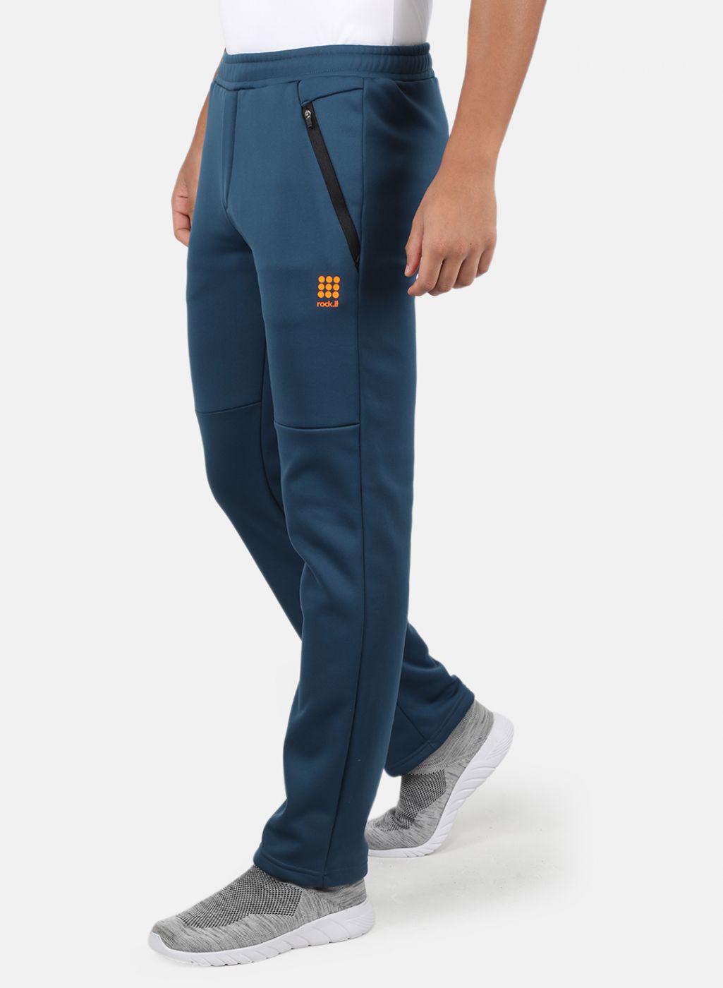 Men Teal Blue Smart Fit Track Pant