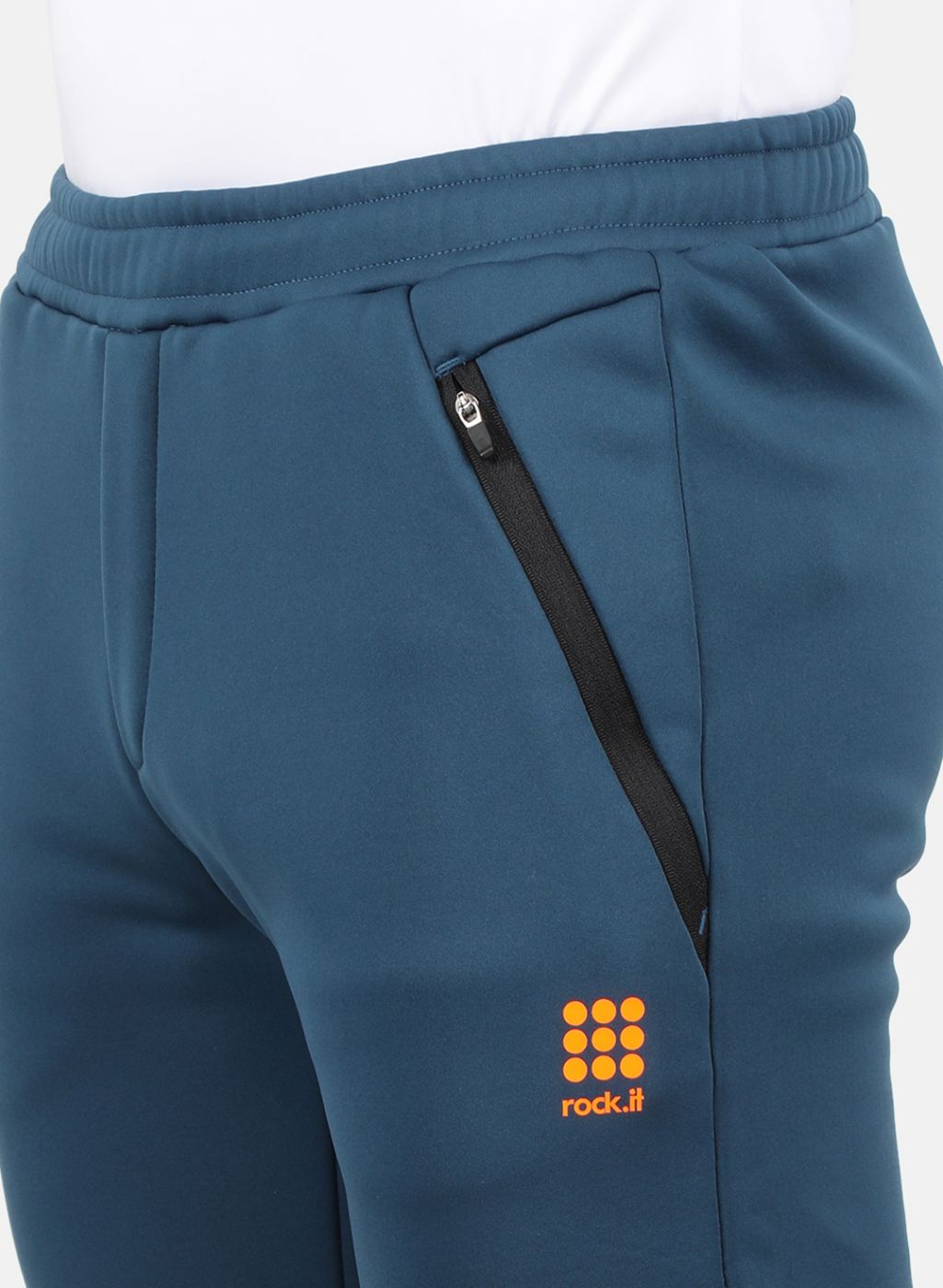 Men Teal Blue Smart Fit Track Pant